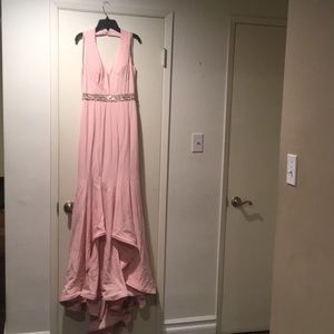 Pink Gown with train